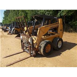 CASE 1845C SKID STEER LOADER, S/N JAF0081093, GP BUCKET, CANOPY, METER READING 3,866 HOURS