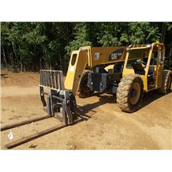 CAT TL943 TELESCOPIC FORKLIFT, S/N TBL00347, CANOPY, 13.00-24 TIRES, TILT, 4' FORKS, METER READING 3