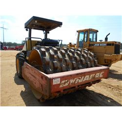DYNAPAC CA262PD VIBRATORY ROLLER, S/N 67320514, 84" PADFOOT DRUM, CUMMINS ENGINE, CANOPY