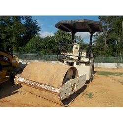 INGERSOLL RAND SP-48 VIBRATORY ROLLER, S/N , 66" SMOOTH DRUM, CUMMINS DIESEL ENG, CANOPY, METER READ