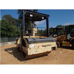 INGERSOLL-RAND DD 110 HF TANDEM ROLLER, S/N 167016, 78" DRUMS, VIBRATORY, CANOPY, METER READING 4,24
