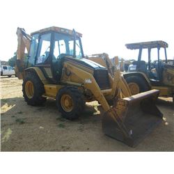 CAT 420D 4X4 LOADER BACKHOE, S/N FDP20961 (04 YR) GP BUCKET, ECAB W/AIR, METER READING 2,980 HOURS