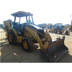 CAT 420D 4X4 LOADER BACKHOE, S/N FDP04650, GP BUCKET, CANOPY, METER READING 6,063 HOURS