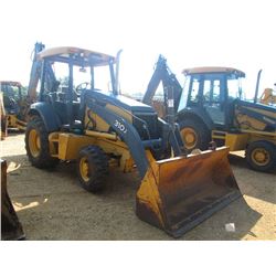 JOHN DEERE 310J 4X4 LOADER BACKHOE, S/N 138604 (07 YR) GP BUCKET, CANOPY, METER READING 3,251 HOURS