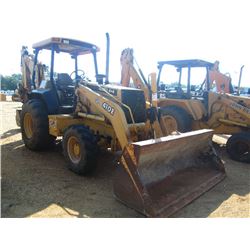 JOHN DEERE 410E 4X4 LOADER BACKHOE, S/N 890476, GP BUCKET, CANOPY