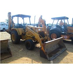 JOHN DEERE 210C LOADER BACKHOE, S/N 767639, GP BUCKET, 24" HOE BUCKET, CANOPY, METER READING 4,401 H