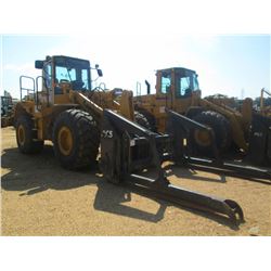 KAWASAKI 80ZV2 WHEEL LOADER, S/N 80C5-5448, (11 YR) ACS FORKS W/CLAMP, ECAB W/AIR, 23.5-25 TIRES, ME