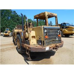 CAT 613C MOTOR SCRAPER, S/N 8LJ00803, CANOPY, ELEVATING, 23.5-25 TIRES, METER READING 4,922 MILES