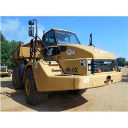 CAT 740 ARTICULATED DUMP, S/N B1P01858 (07 YR) ECAB W/AIR, 29.5R25 TIRES