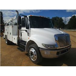 2003 INTERNATIONAL 4300 S/A SERVICE TRUCK, S/N 3HTMMAAM53N582737, IHC DT466 DIESEL ENG, A/T, FUEL & 