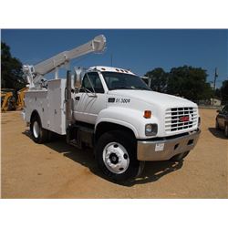 1998 GMC 6500 S/A SERVICE TRUCK, S/N 1GDK7HAC2WJ516323, 3126 CAT DIESEL ENG, 5 SPD TRANS, SERVICE TO