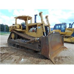 CAT D8N CRAWLER TRACTOR, S/N 9TC01189, SEMI-U BLADE W/TILT, DIFF STEER, CANOPY