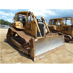 CAT D6R LGP CRAWLER TRACTOR, S/N 9PN00579, STRAIGHT BLADE W/HYD TILT, DIFF STEER, CANOPY, METER READ