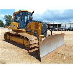 JOHN DEERE 750K CRAWLER TRACTOR, S/N 246771 (13 YR) 6 WAY BLADE, PLUMBED FOR GRADE CONTROL, ECAB W/A