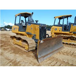 JOHN DEERE 700K XLT CRAWLER TRACTOR, S/N 268243 (14 YR) 6 WAY BLADE, PLUMBED FOR GRADE CONTROL, CANO