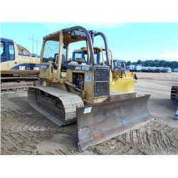 JOHN DEERE 550G LGP SERIES IV CRAWLER TRACTOR, S/N 831843, 6 WAY BLADE, CANOPY, SWEEPS, REAR SCREEN,