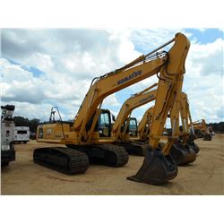 KOMATSU PC200LC-8 HYDRAULIC EXCAVATOR, S/N A89611 (11 YR) 9' 8", 36" BUCKET, AUX HYD, ECAB W/AIR, ME