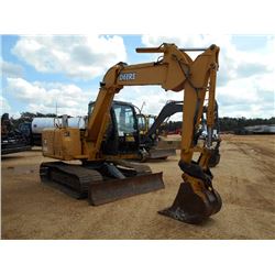JOHN DEERE 80C HYDRAULIC EXCAVATOR, S/N 011875 (08 YR) 7' STICK, 24" BUCKET, WRIST O TWIST COUPLER, 