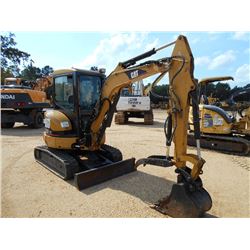 CAT 303CR MINI HYDRAULIC EXCAVATOR, S/N DMA04314 (05 YR) 5' 2" STICK, 20" BUCKET, HYD THUMB, AUX HYD