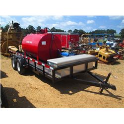 7' X 16' T/A FUEL & SERVICE TRAILER, S/N        , 550 GAL TANK, 12V ELECTRIC PUMP,UNUSED WESTHINGHOU