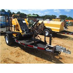 BOXER 118 TRENCHER, S/N 007, KOHLER COMMAND PRO 18 ENG, 32" ROCK & DIRT CHAIN, 38 HOURS, PRO HAULER,