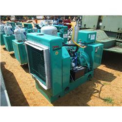 ONAN GENERATOR SET 35 SJB, S/N J890272856, LP GAS