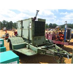 MILITARY M 200A 2.5 TON STEVENS 1A0023-67 GENERATOR, S/N 103, DIESEL ENG, ON S/A PENTLE HOOK TRAILER
