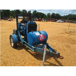 GORMAN-RUPP 4" CENTRIFUGAL PUMP, S/N 1277004, MTD ON S/A TRAILER, IVECO DIESEL ENG