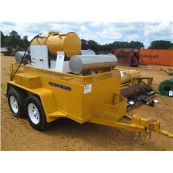 PRESSURE WASHER & STEAM CLEANER MTD ON T/A TRAILER, S/N 1295-1644, GAS ENGINE, DIESEL BURNER