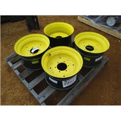 1 LOT (4) 16.5X9.75 SKID STEER RIMS