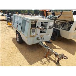 SULLAIR 250 AIR COMPRESSOR, S/N 004-114756, METER READING 730 HOURS