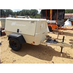 INGERSOLL RAND P185 AIR COMPRESSOR, S/N 384753UDRB34 (07 YR) JOHN DEERE DIESEL, METER READING 1,102 