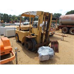 HYSTER H80C FORKLIFT, S/N C005D22645B, 8700# CAPACITY, DUAL STAG ,W/SPARE MOTOR (DOES NOT RUN)