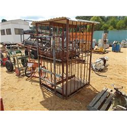 OXYGEN/ACETYLENE BOTTLE LIFTING CAGE