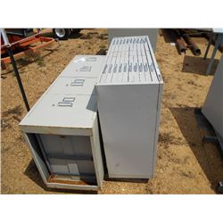 1 LOT (2) MICS FILE CABINET