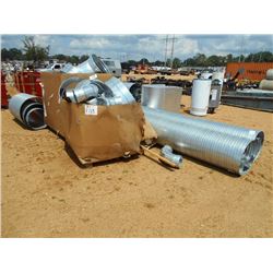 1 LOT MIS SIZE AC/HEATING METAL DUCT