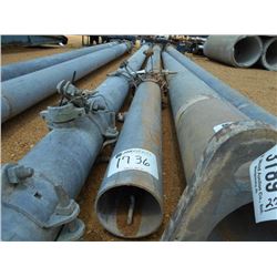 28' GALVANIZED STEEL LIGHT POLE