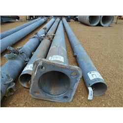 28' GALVANIZED STEEL LIGHT POLE