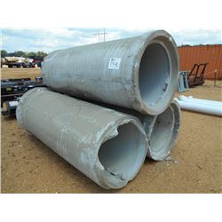 1 LOT (3) 30" X 8' CONCRETE PIPE