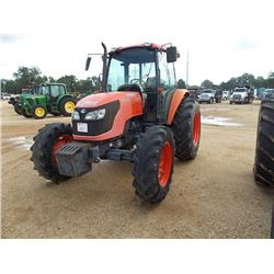 KUBOTA M9540 MFWD FARM TRACTOR, S/N 58706 (09 YR) 3 PTH, PTO, 3 REMOTES, ECAB /AIR, 18.4-30 TIRES, M