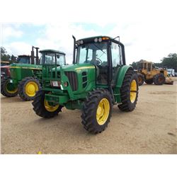 JOHN DEERE 6330 MFWD FARM TRACTOR, S/N 563114 (08 YR) 3 PTH, PTO, 3 HYD, REMOTES, PREMIUM ECAB W/AIR