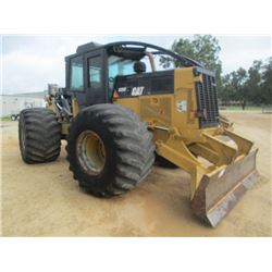 CAT 525C GRAPPLE SKIDDER, S/N 52500904 (10 YR) DUAL ARCH, WINCH, ECAB W/AIR, METER READING 8,547 HOU
