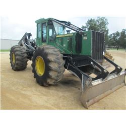 JOHN DEERE 748H GRAPPLE SKIDDER, S/N 632903 (11 YR) DUAL ARCH GRAPPLE, WINCH, ECAB W/AIR, 30.5L-32 T