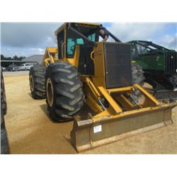 TIGERCAT 610C GRAPPLE SKIDDER, S/N 6100321 (08 YR) DUAL ARCH, WINCH, ECAB W/AIR, 30.5-32 TIRES, METE