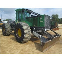 JOHN DEERE 648H GRAPPLE SKIDDER, S/N 617836 (08 YR) SINGLE ARCH, WINCH, ECAB W/AIR, 30.5L-32 TIRES, 