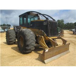 CAT 525B GRAPPLE SKIDDER, S/N 3KZ00925, SINGLE ARCH, ECAB W/AIR, 30.5L-32 TIRES, METER READING 18,07