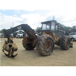 CAT 525B GRAPPLE SKIDDER, S/N 3KZ01510 (04 YR) SINGLE ARCH, WINCH, ECAB W/AIR, 30.5L-32 TIRES, METER