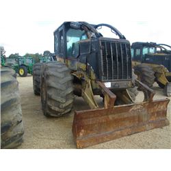 CAT 525B GRAPPLE SKIDDER, S/N 3KZ01358, SINGLE ARCH GRAPPLE, WINCH, ECAB W/AIR, 30.5-32 TIRES, METER