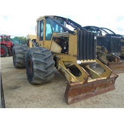 JOHN DEERE 648G II GRAPPLE SKIDDER, S/N 570460, SINGLE ARCH, WINCH, ECAB W/AIR, METER READING 16,884