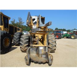 TIGERCAT 720E FELLER BUNCHER, S/N 7205000 (11 YR) 5600 SAW HEAD, ECAB W/AIR, 28L-26 TIRES, METER REA